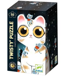 פאזל וויזי מאיר בחושך 50 חלקים - חתול מתוק