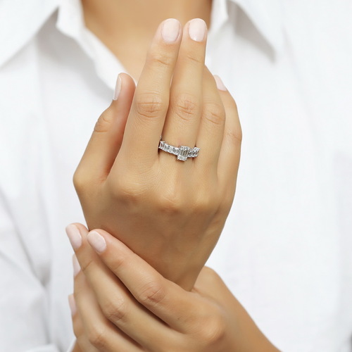 טבעת אירוסין יהלומים 2.25ct זהב 14K