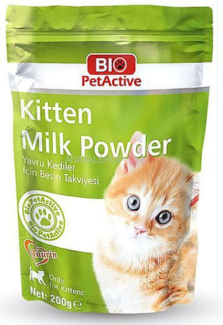 ביו פט אקטיב אבקת חלב 200 גרם לגורי חתולים BIO PetActive