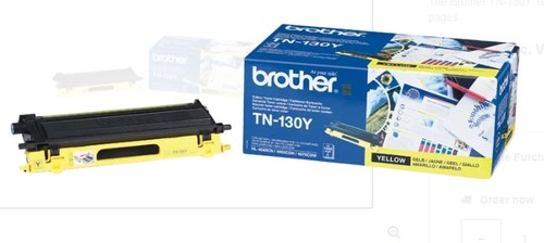 טונר TN-130Y מקורי של Brother - צהוב