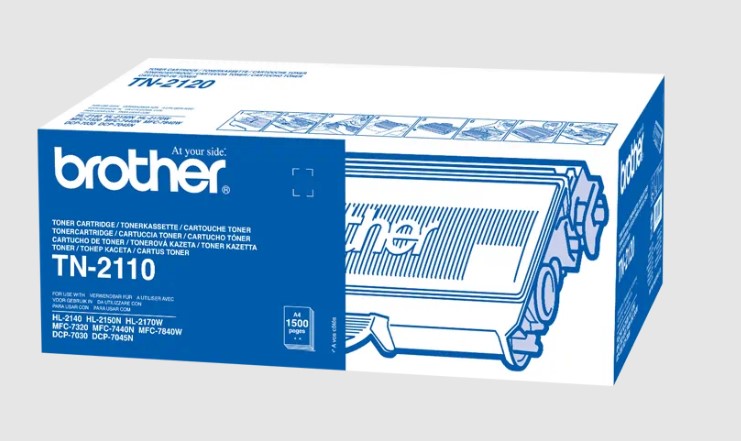 טונר TN-2110 מקורי של Brother - שחור