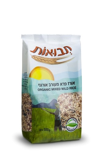 אורז פראי אורגני  500 גרם - תבואות