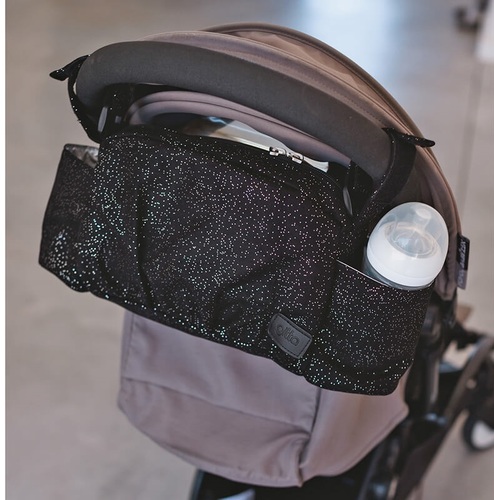 ארגונית לעגלה gitta on-the-go - שחור מנצנץ