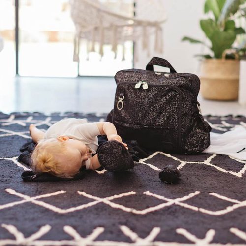 תיק החתלה gitta ideal גיטה איידיל - שחור מנצנץ