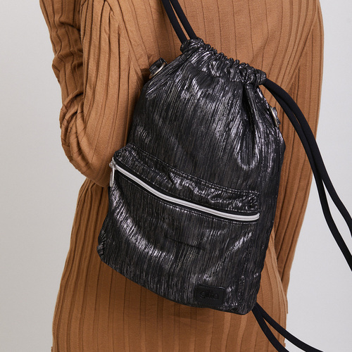 תיק שק Gitta lite גיטה לייט - פסי כסף