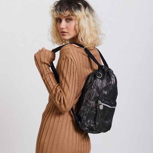 תיק שק Gitta lite גיטה לייט - פסי כסף