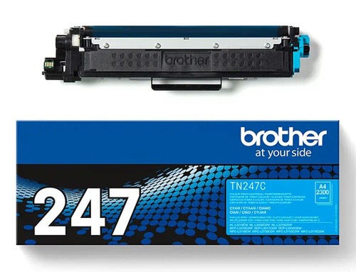 טונר TN-247C מקורי של Brother - כחול