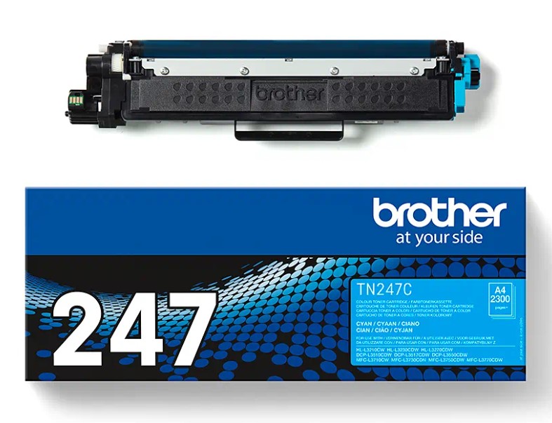 טונר TN-247C מקורי של Brother - כחול