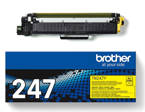 טונר TN-247Y מקורי של Brother - צהוב