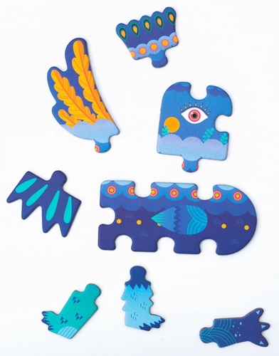 קלמר רב פעמי + ערכת משחק במגנטים עם למעלה מ 50 חלקים - מפלצות משגעות