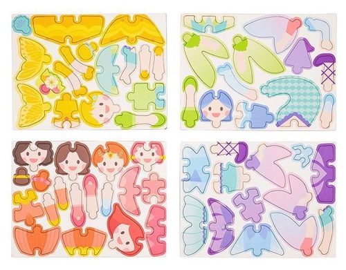 קלמר רב פעמי + ערכת משחק במגנטים עם למעלה מ 50 חלקים - פיות