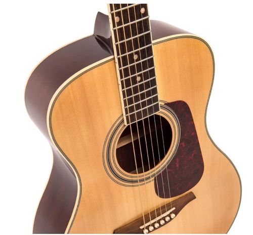 זוית נוספת Vintage V300 Acoustic Folk Guitar Outfit - Natural