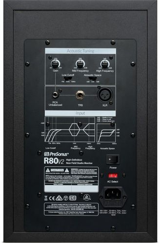 זוית נוספת PreSonus R80 V2 Studio Monitors