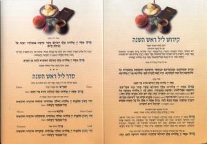Seder Rosh Hashanah with Grace After Meals