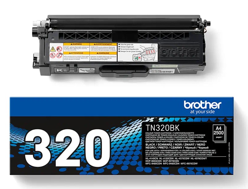 טונר TN-320BK מקורי של Brother - שחור