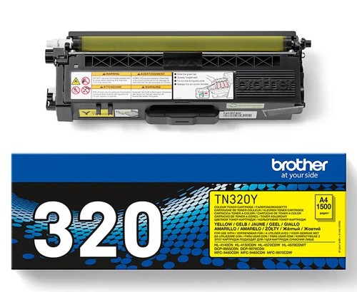 טונר TN-320Y מקורי של Brother - צהוב
