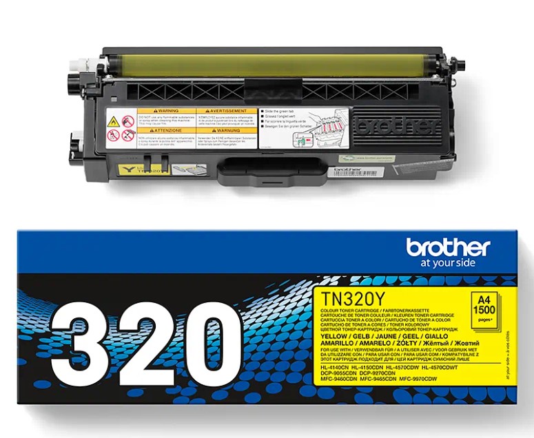 טונר TN-320Y מקורי של Brother - צהוב
