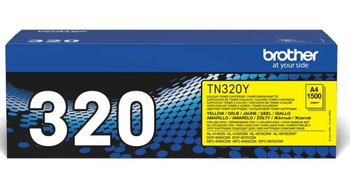 טונר TN-320Y מקורי של Brother - צהוב