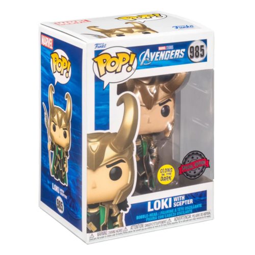 בובת פופ: (Loki with Scepter (Special Edition - לוקי עם שרביט זוהר בחושך