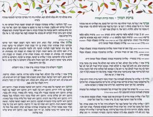 Grace After Meals - Yemenite and Eidot Mizrach