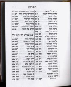 Siddur for Afternoon and Evening Prayers