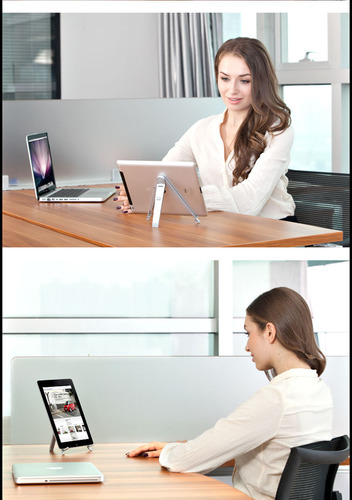 סטנד לטאבלט סגסוגת אלומיניום מתקפל נייד Tablet Stand עבור iPad אוויר מיני 1234 מתכוונן חצובה Stand מחזיק עבור 7-10 אינץ סמסונג Lenovo