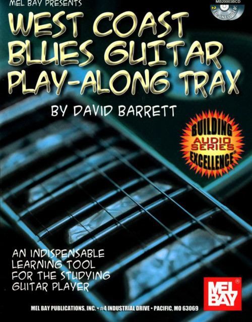 ספר תווים לגיטרה West Coast Blues Guitar Play-Along Trax