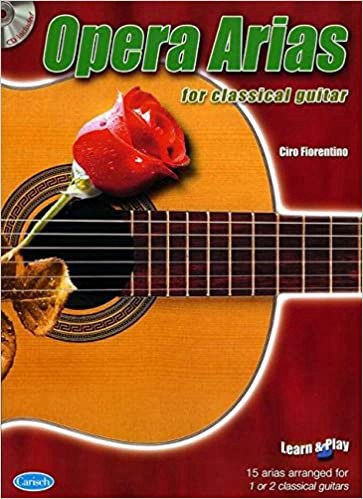 ספר תווים לגיטרה Opera Arias For Classical Guitar