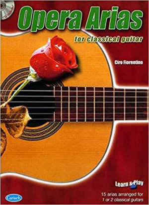 ספר תווים לגיטרה Opera Arias For Classical Guitar