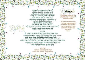 Havdalah Placemat