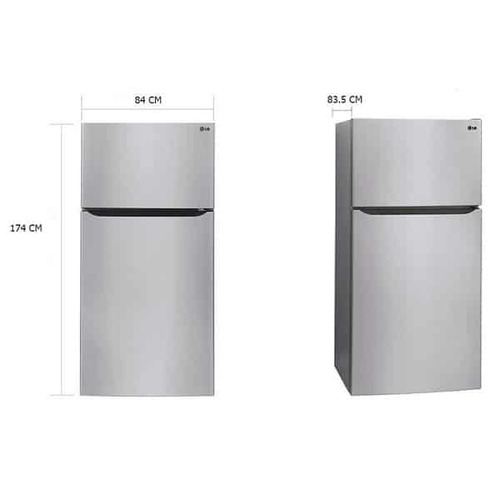 מקרר ‏מקפיא עליון LG GMU701RSC ‏652 ‏ליטר