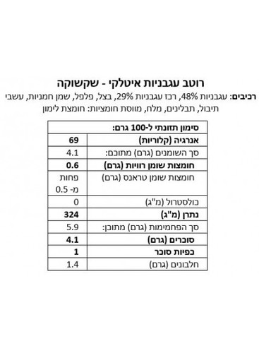 רוטב שקשוקה 370 גר' MENU