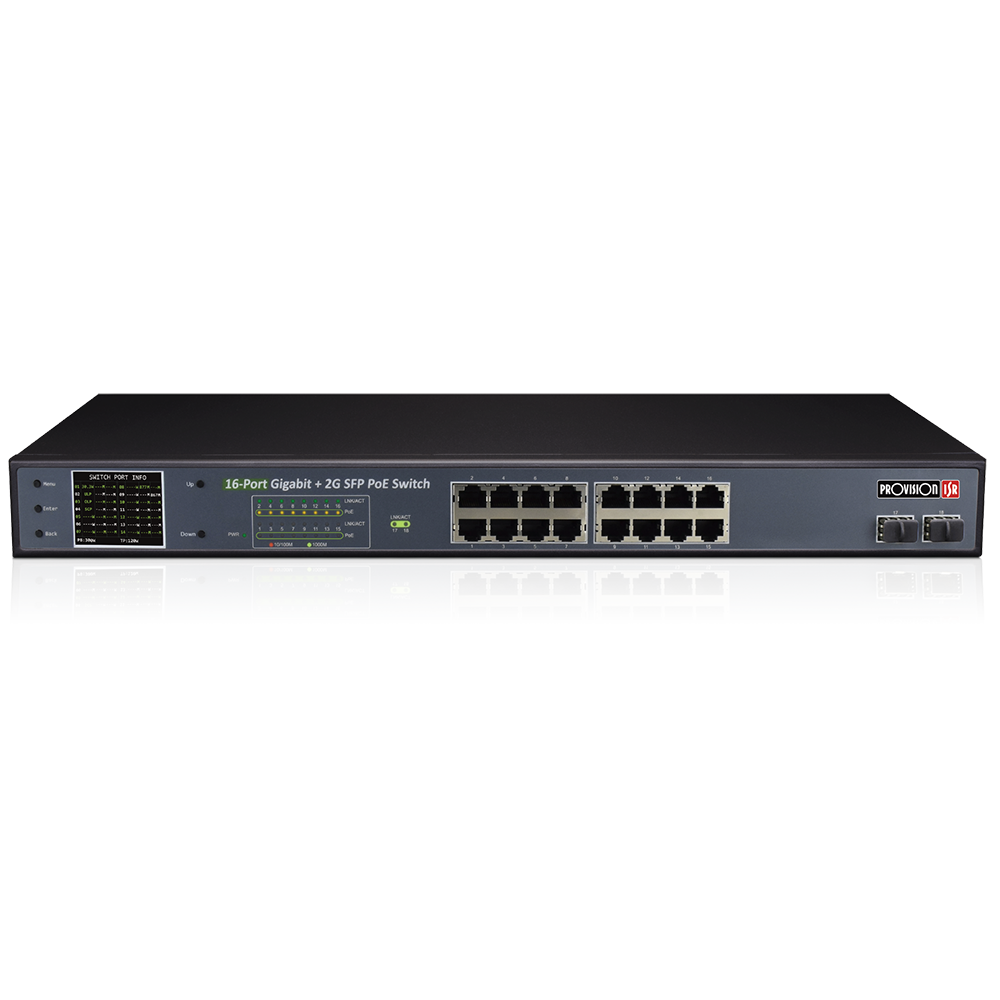 רכזת רשת \ ממתג PoES-16250GCL+2SFP