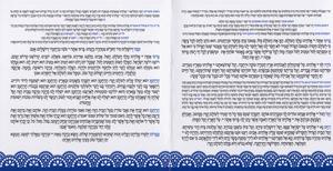 Birkat Hamazon with lace decorations for half price
