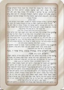 Seder Birkat Hamazon including Sheva Brachot