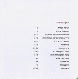 Siddur for Jerusalem Day