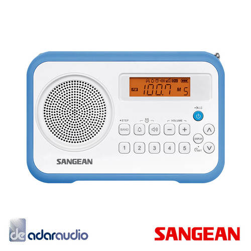 רדיו FM נייד ושעון מעורר Sangean Traveller 180 (PR-D18)