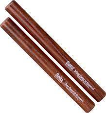 זוג מקלות הקשה קלבס מעץ SELA SE281 2-tone Rosewood Claves 20mm