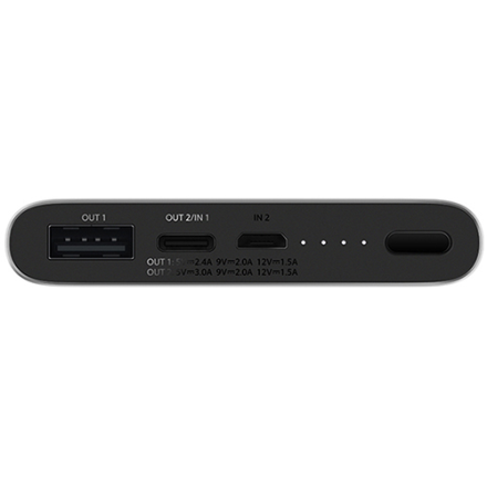 Xiaomi Mi Power Bank 10000mAh שחורה רשמי