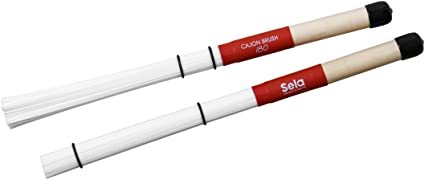 זוג מברשות לקחון SELA SE035 CAJON BRUSHES 180