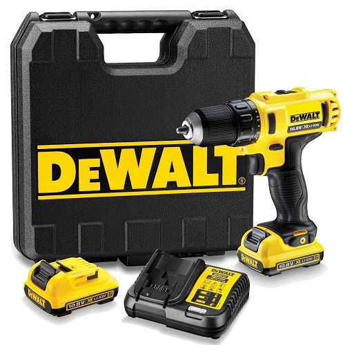 מברגה/מקדחה 10.8V כולל 2 סוללות DEWALT DCD710D2 2Ah 