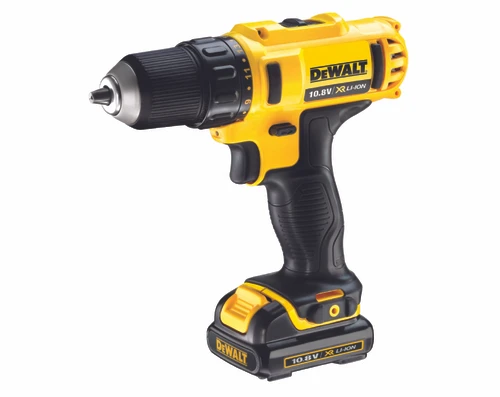 מברגה/מקדחה 10.8V כולל 2 סוללות DEWALT DCD710D2 2Ah 