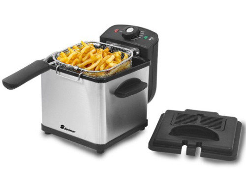 SELMOR סיר טיגון 1.5 ליטר בהספק 900W עשוי מפלדת אל-חלד וחסכוני בצריכת שמן