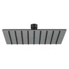 ראש מקלחת נירוסטה מרובע 30 ס"מ חמת בייסיק Hamat Basics 416246-01 | שחור מט ZM