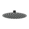 ראש מקלחת נירוסטה עגול 25Ø ס"מ חמת בייסיק Hamat Basics 416242-1 | שחור מט ZM