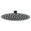 ראש מקלחת נירוסטה עגול 30Ø ס"מ חמת בייסיק Hamat Basics 416243-1 | שחור מט ZM