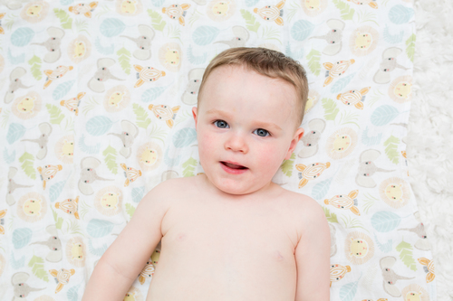 חיתול תינוק גדול מעוצב 100% כותנה טטרה 120X120 ס