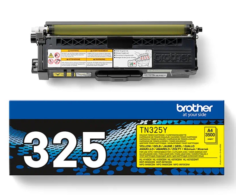 טונר TN-325Y מקורי של Brother - צהוב
