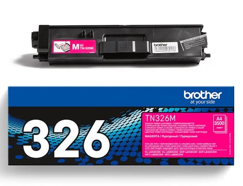 טונר TN-326M מקורי של Brother - צג'נטה אדום