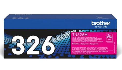 טונר TN-326M מקורי של Brother - צג'נטה אדום